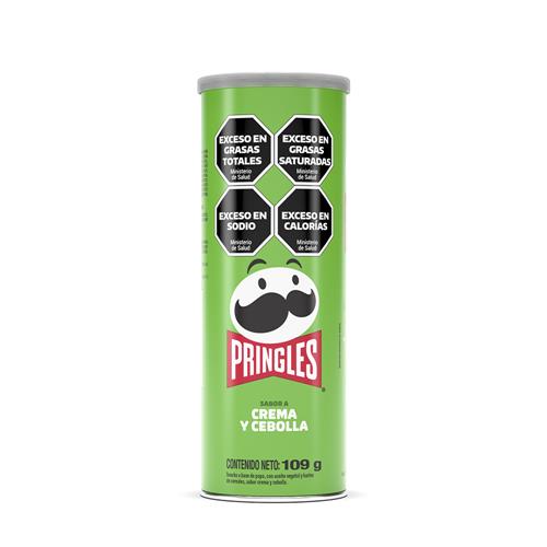 PAPAS PRINGLES CREMA Y CEBOLLA X109