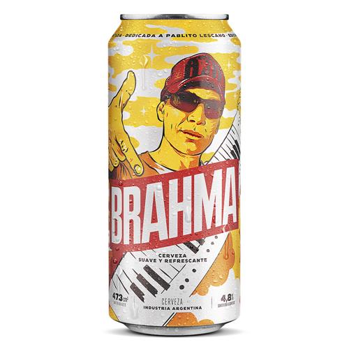 CERVEZ BRAHMA MUSICA  LATA x 473ml