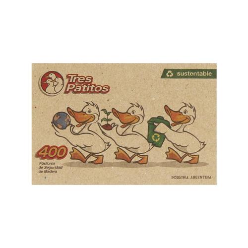 FOSFOROS TRES PATITOS SUSTENTABLE X400