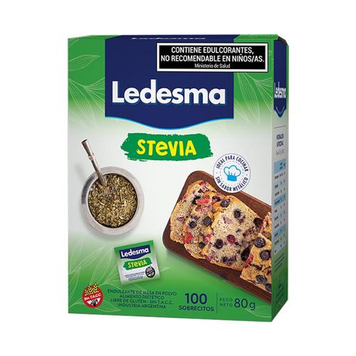 EDULCORANTE LEDESMA STEVIA X100SOBRES