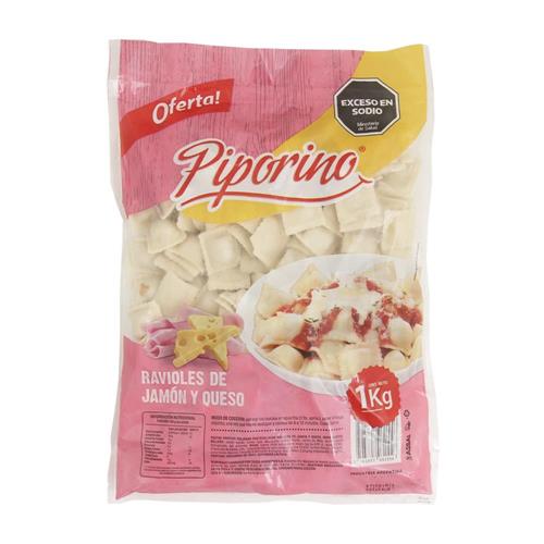 RAVIOLES JAMON Y QUESO PIPORINO x1kg