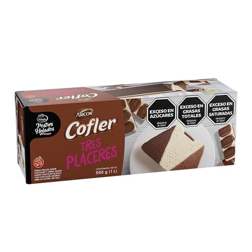 POSTRE TRES PLACERES COFLER x500grs