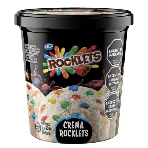 GELATO CREMA ROCKLETS x250grs