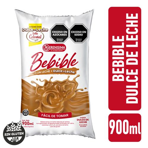 BEBIDA LACTEA DULCE DE LECHE SACHET LA SERENISIMA x 900ml