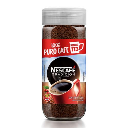 CAFE MOLIDO NESCAFE TRADICION FRASCO x 170g