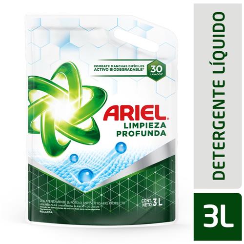 JABON LIQUIDO ARIEL LIMPIEZA PROFUNDA DPX3L