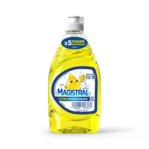 DETERGENTE LIMON MAGISTRAL x 215ml
