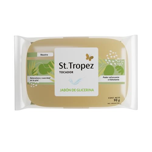 JABON  GLICERINA NEUTRO ST TROPEZ x 90 g