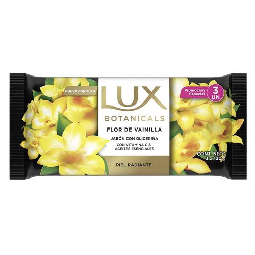 JABON TOCADOR FLOR VAINILLA LUX 3 x 120g