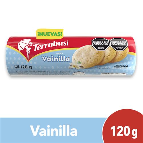 GALLETITAS SABOR VAINILLA TERRABUSI x 120g