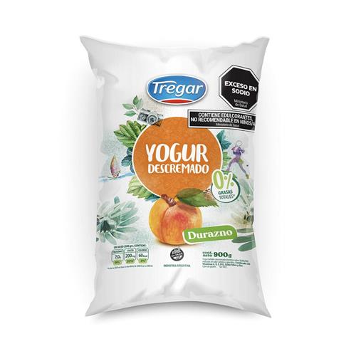 YOGURT DESC DURAZNO TREGAR x 900g