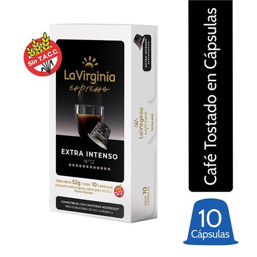 CAPSULAS EXPRESSO EXTRA INTENSO LA VIRGINIA X 10