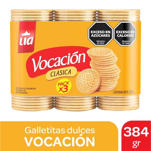 GALLETITAS VOCACION LIA x 3u