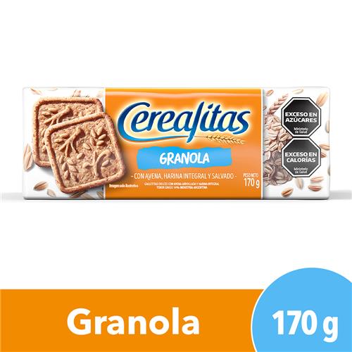 GALLETITAS CEREALITAS GRANOLA X 170G