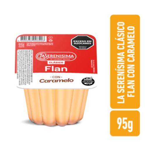 FLAN CLASICO VAINILLA  LA SERENISIMA X95G