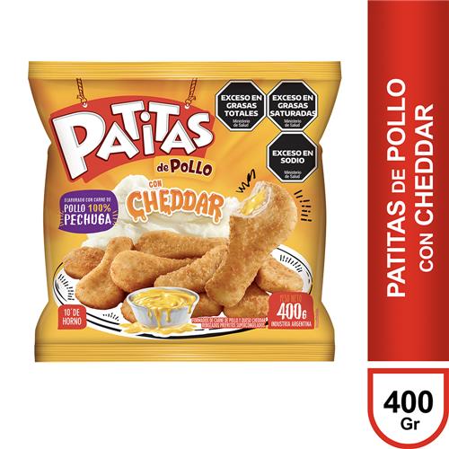 PATITAS DE POLLO c/CHEDDAR CALZIA x KG