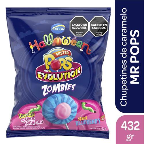 CHUPETINES ZOMBIES BLUEBERRY x 24u