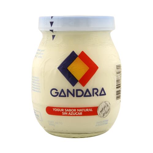 YOGUR NATURAL S/AZUCAE GANDARA X200