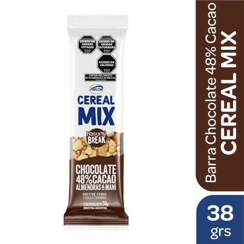 BARRA NATURAL BREAK CHOCO 48% x 38g