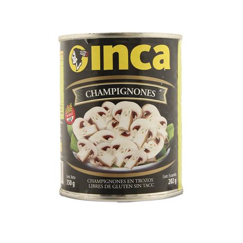 LATA CHAMPIGNON TROZADO INCA 350gr