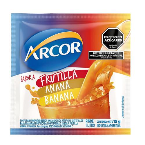 JUGO FRUTILLA/BANANA/ANANA ARCOR x u