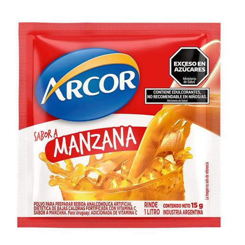 JUGO EN POLVO MANZANA ARCOR x  15g