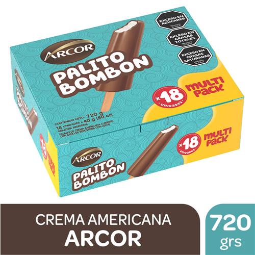 HELADO PALITO BOMBON CAJA X18U