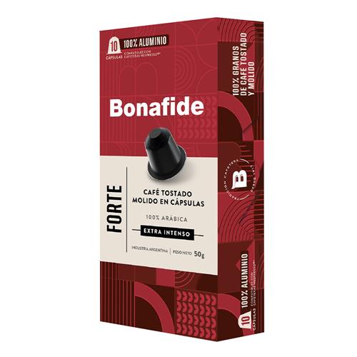 CAPSULAS CAFE FORTE BONAFIDE x 10u