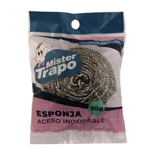 ESPONJA ACERO INOXIDABLE 30gr MISTER TRAPO