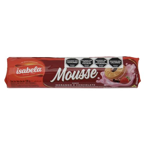 ISABELLA MOUSSE FRUTILLA C/CHOCOLATE 130gr