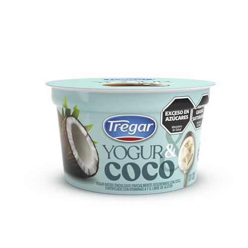 YOGUR ENTERO BATIDO COCO TREGAR x 120g