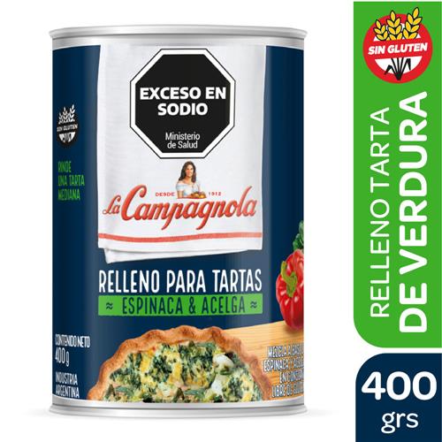 RELLENO P/TARTA VERDURA LA CAMPAGÑOLA x 400g
