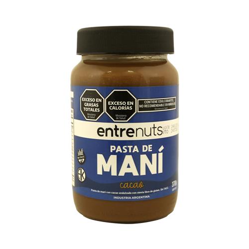 PASTA DE MANI ENTRE NUTS CACAO X 370G