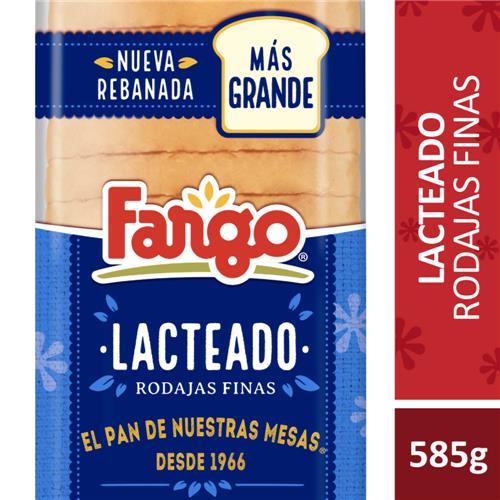 PAN LACTEADO FAMILIAR FARGO x 585g