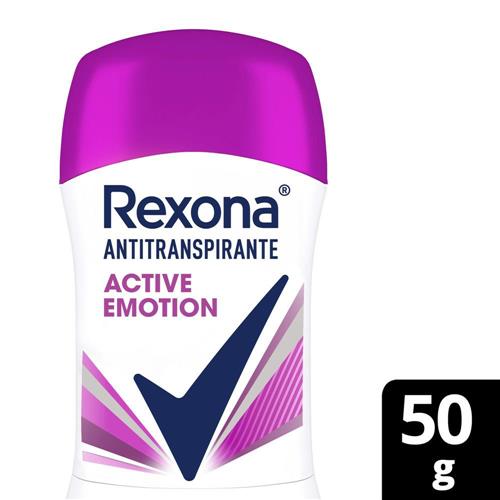 DESODORANTE BARRA DAMA ACTIVE EMOTION REXONA X50GRS