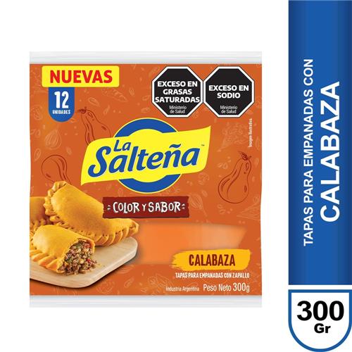 DISCOS EMPANADA CALABAZA LA SALTEÑA x 300g