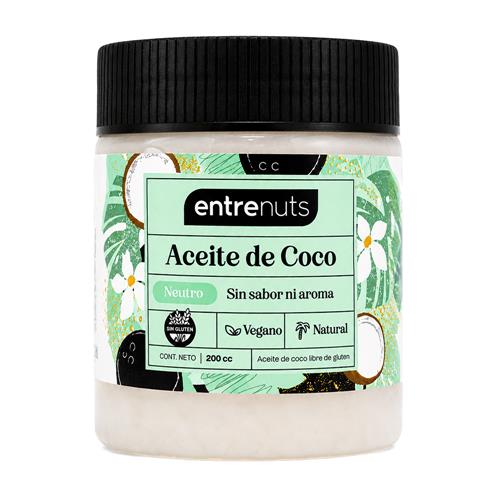 ACEITE DE COCO ENTRE NUTS NEUTRO x 200ml