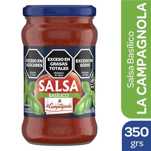SALSA BASILICO LA CAMPAGÑOLA x 350g