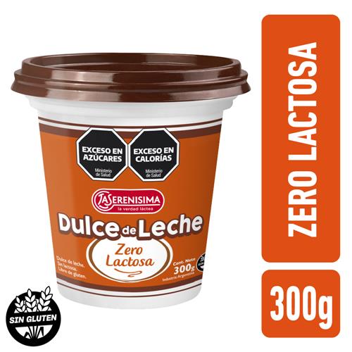 DULCE DE LECHE ZERO LACTOSA 300gr LS