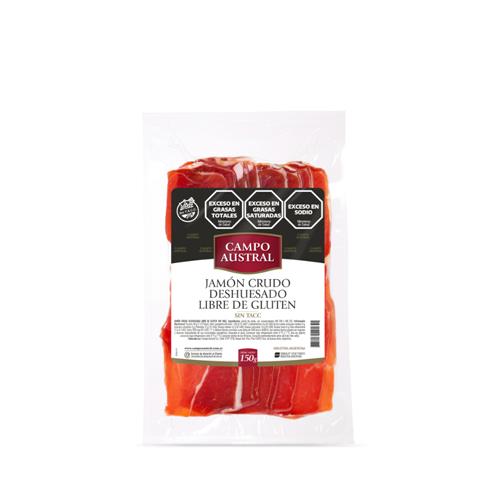 JAMON CRUDO FETEADO CAMPO AUSTRAL x 150g
