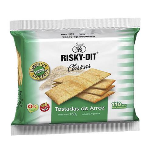 TOSTADAS DE ARROZ  RISKY DIT CLASICAS x 150g