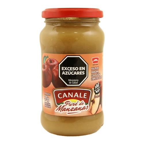 PURE DE MANZANAS FRASCO CANALE X375GRS