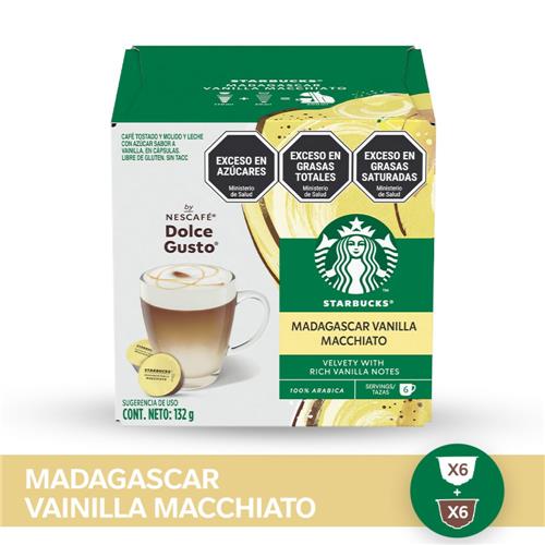 CAPSULA DOLCE GUSTO LATTE VAINILLA STARBUCKS 12cap 132g
