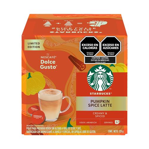 CAPSULAS DOLCE GUSTO PUMPKIN SPICE LATTE STARBUCKS 12cap 129gr