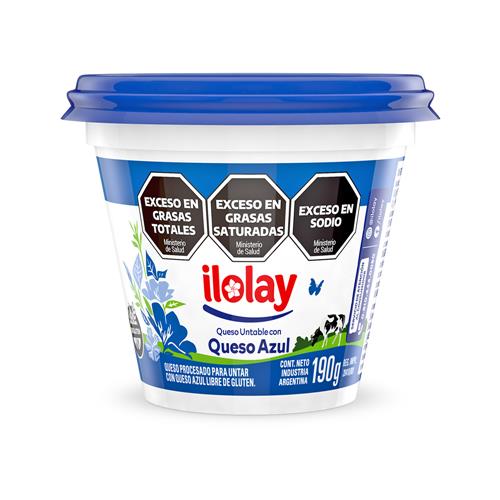 QUESO UNTABLE AZUL ILOLAY 190g