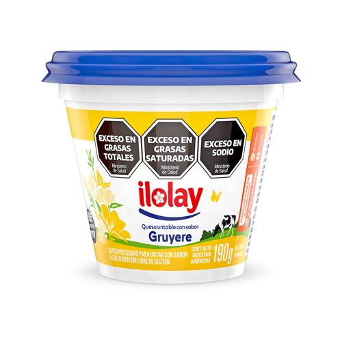 QUESO UNTABLE GRUYERE ILOLAY 190gr