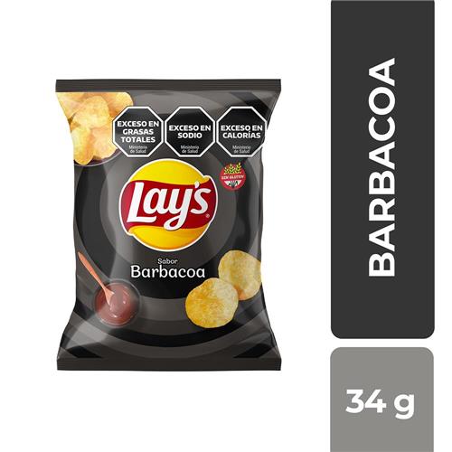 PAPAS LAYS SABOR BARBACOA 34g