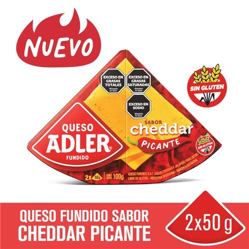 QUESO ADLER CHEDDAR PICANTE 100gr
