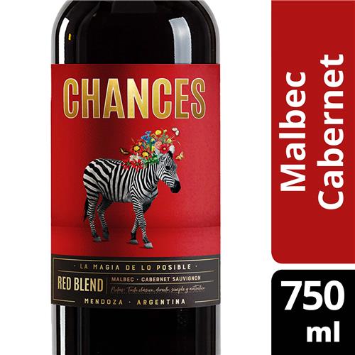 VINO MALBEC-CABERNET CHANCES x 750ml