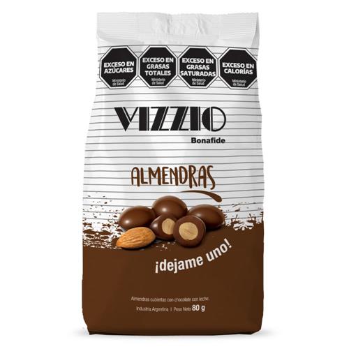 ALMENDRAS C/ CHOCOLATE VIZZIO 80g
